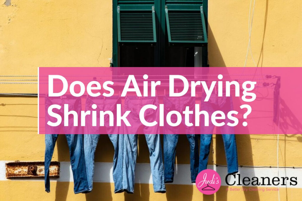 does air drying shrink clothes