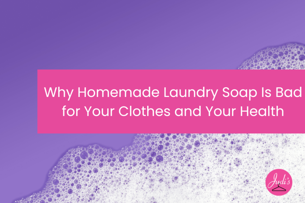 why homemade laundry soap is bad